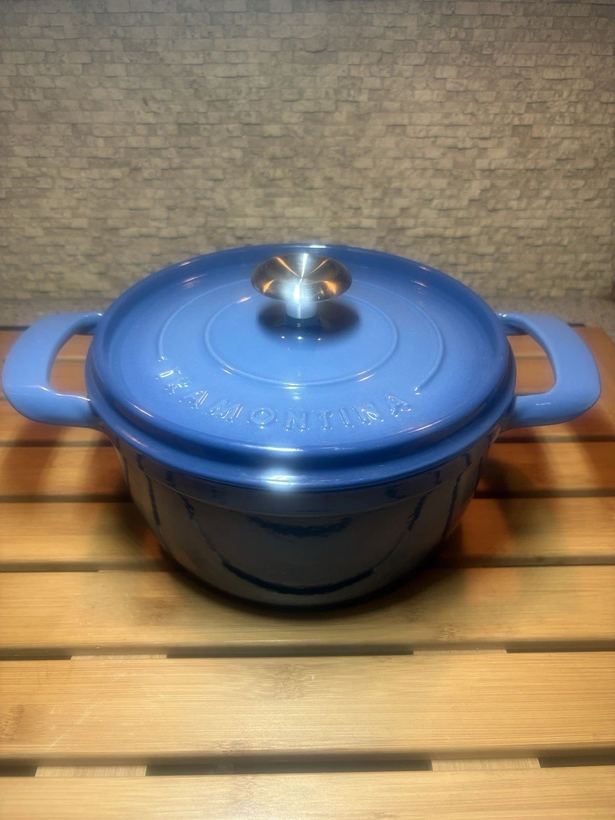 Tramontina 4 Qt 3.7 Liter Enameled Cast Iron Dutch Oven