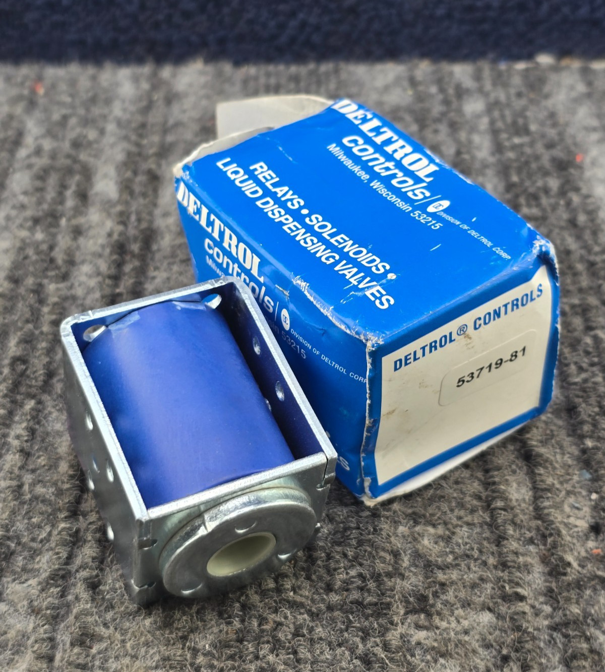 Deltrol 53719-81 D4HD Series 12VDC D-Frame Two-Position Linear AC/DC Solenoid