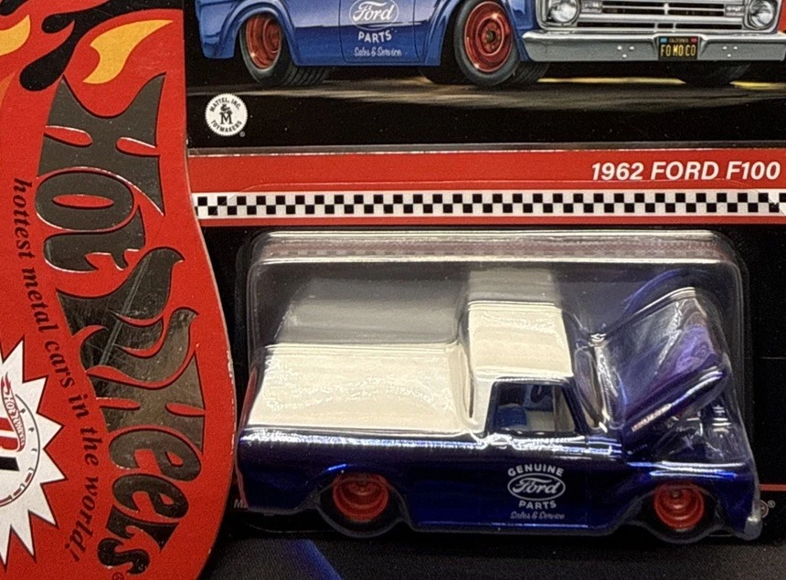 Hot Wheels Redline Club RLC Exclusive 1962 Ford F100 BLUE H1