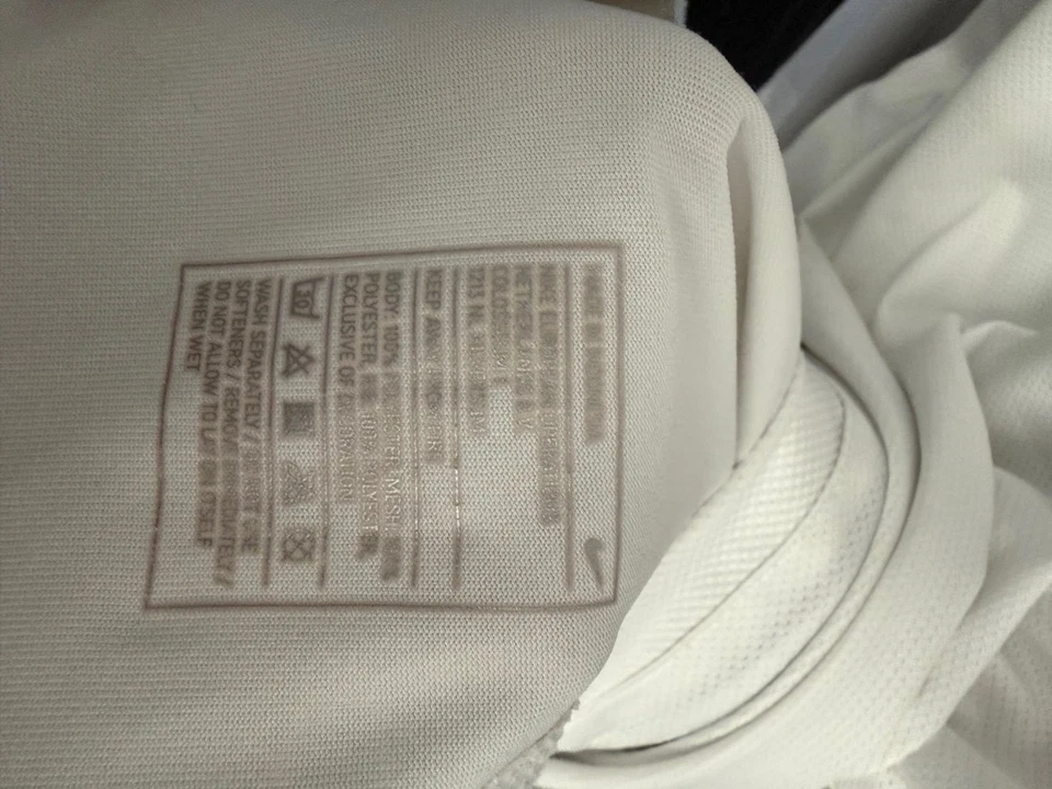 Nike Manchester United White Long Sleeve Jersey 11/12 L/S Men's 2XL RONALDO 7 - Image 4 of 4