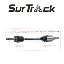 SurTrack CV Axle Shaft for 2006-2014 Toyota Yaris 1.5L L4 - Constant pi