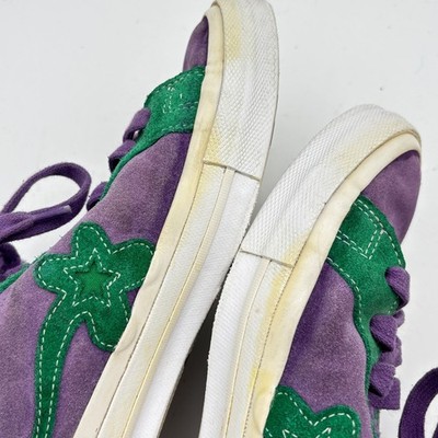 Converse Golf Le Fleur One Star Ox Purple Heart Shoes Men display picture 3