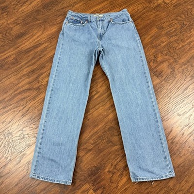 Levis Jeans Womens 30 Straight Low Pro Light Wash 100% Cotton Denim 31x30