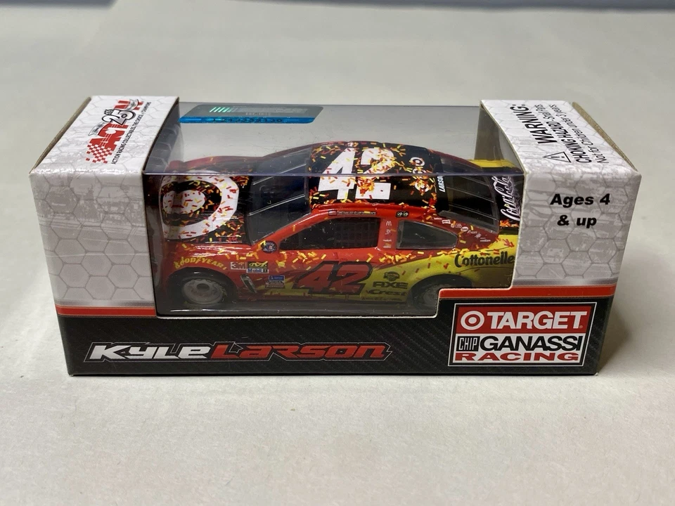 1/64 Acción Caja NASCAR Diecast 2017 Kyle Larson #42 Target Michigan Carrera Ganar Foto 2 de 4