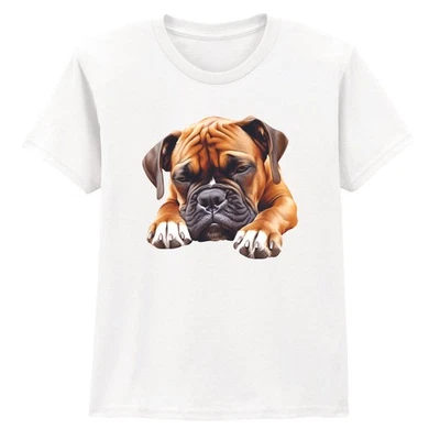 Boxer chien boxeur chiens animaux enfants t-shirt animal canin mignon - Photo 1/4