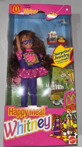 Vintage NOS 1993 Mattel McDonalds Happy Meal Whitney Doll #11476 NRFB
