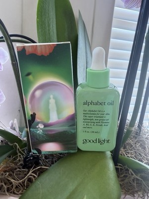 good light Alphabet Oil Daily Use Face & Neck Moisturizing Oil, 1 fl oz