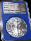 2016 American Eagle Silver  MS-69 NGC Graded Coin ---- #611C