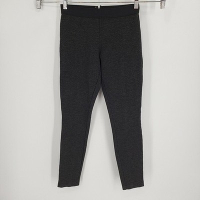 J Crew Black Pixie Skinny Pants Style #31090 Womens Size 4R Stretch Black/Gray