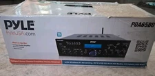 Pyle PDA65BU Compact Home Theater Amplifier Receiver w/ Bluetooth Streaming 