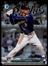 2017 Bowman Rookie of the Year Favorites #ROYF-10 Orlando Arcia RC Milwaukee
