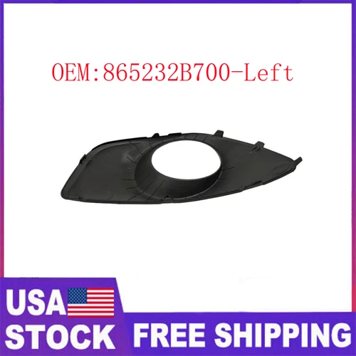 865232B700 Front Bumper Fog Light Bezel Left DRIVER for Santa Fe 2010-2012 - Imagen 1 de 9