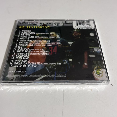 Big Steve aka Granpappy Mafioso : My Testimony BRAND NEW CD - Picture 2 of 3