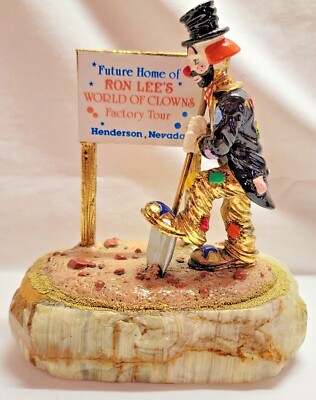 Ron Lee Future Home World Clowns Factory Tour 1996 Signed Number Groundbreaking