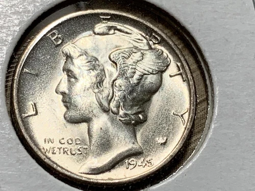 1945-S Mercury Dime Choice BU Condition SKU# 35039