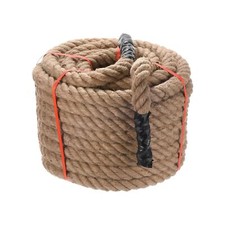 PATIKIL 1-1/2" x 100Ft Twisted Manila Rope Jute Rope Natural Thick Jute Rope ...