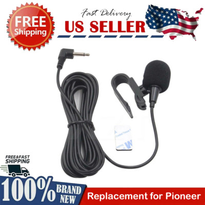 Microphone for PIONEER AVIC-W8400NEX Car Stereo Radio Handsfree Mic Replacement
