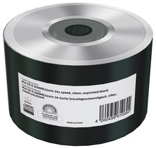 100 Mediarange Rohlinge CD-R Mini silver blan...