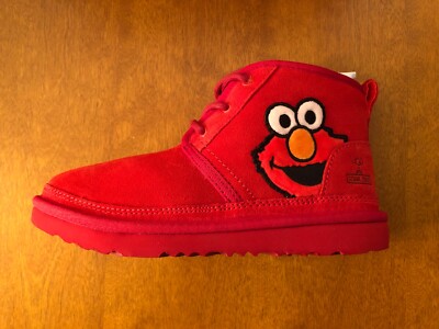 Kids Ugg X Elmo Neumel II Boot 1127431K Red Size 3 Sesame Street