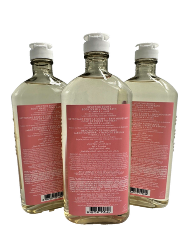 Bath & Body Works LOT 3 Uplifting Boost Neroli Blossom & Bergamot Body Wash Foam - Picture 2 of 2