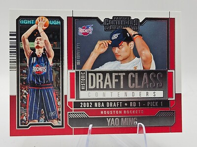 2023-24 Panini Contenders #13 Yao Ming Historic Draft Class Contenders