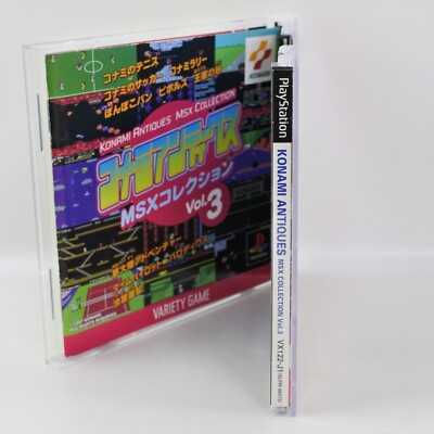 KONAMI ANTIQUES MSX Collection Vol.3 PS1 Playstation For JP System