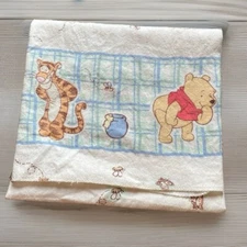 Baby Pooh Flannel Receiving Blanket Tigger Butterfly Bubble Bee Honey