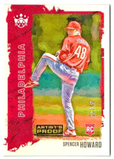 SPENCER HOWARD 2021 Panini Diamond Kings #59 ARTIST'S PROOF GOLD /49 SP RC!
