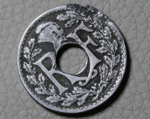 * 1925 FRENCH 10 CENTIMES GOOD CONDITION FOR AGE WORLD COIN #KNP50 - Picture 2 of 6