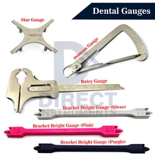 Dental Gauges Bracket Positioning Measuring Height Gauge Caliper Crown