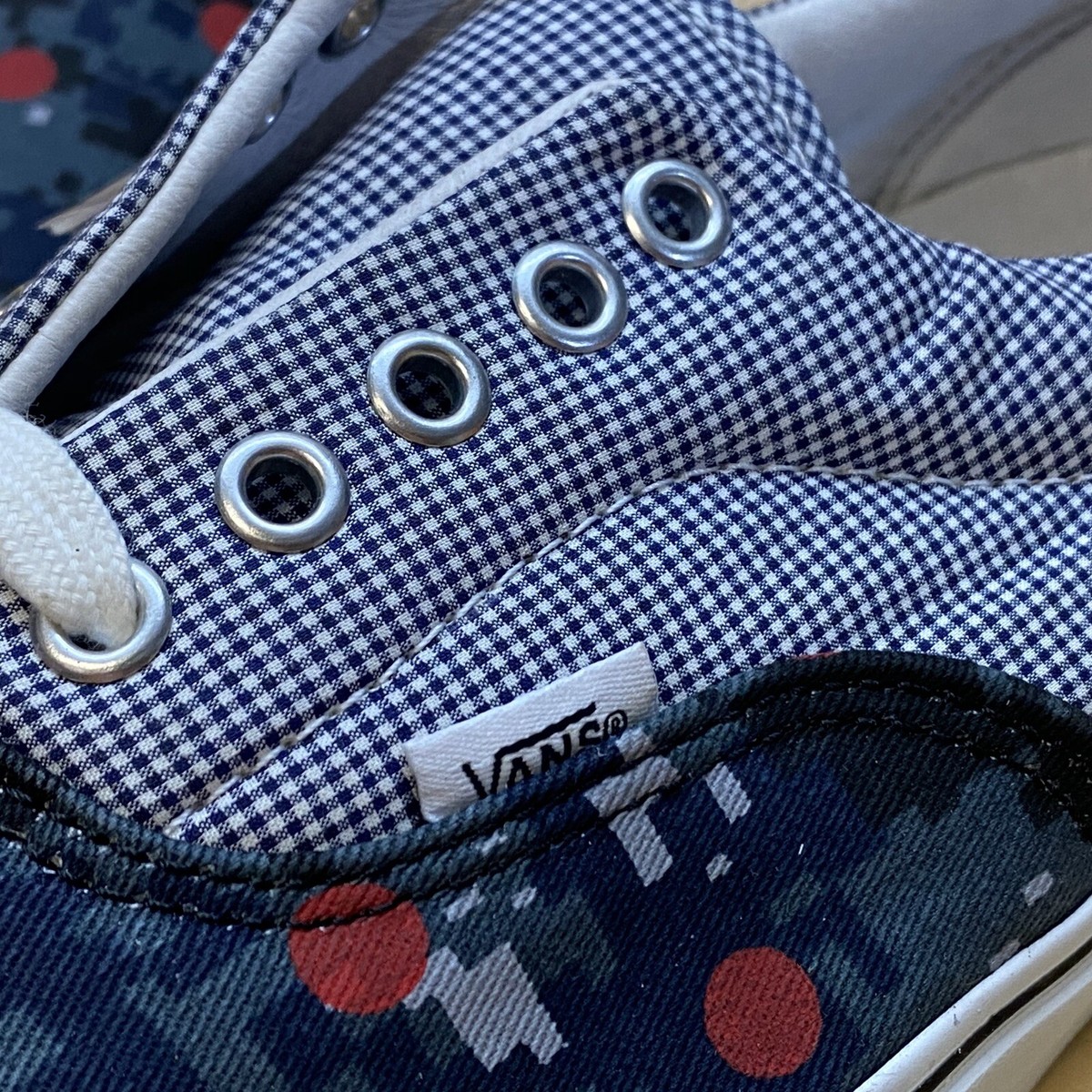 VANS X SUPREME X CDG ERA PRO DIGI CAMO POLKA DOT SKATE SHOES