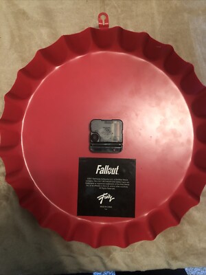ThinkGeek Just Funky Fallout Nuka Cola Bottle Cap Clock Collectors