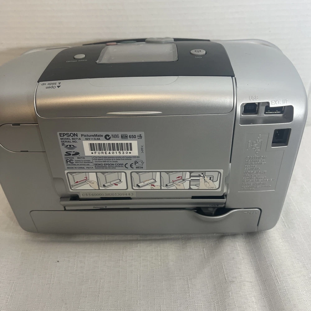 Epson PictureMate B271A Cordless Digital Photo Printer for Personal Use