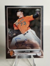 Sammy Long 2022 Topps Chrome Rookie Auto San Francisco Giants RC