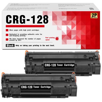 CRG-128 Black Toner 2-Pack Compatible for Canon MF4450 L190 D530 D550 L100
