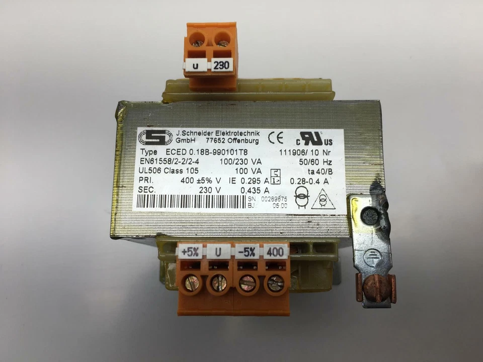 Schneider Electro Technology Transformer ECED 0.18B-990101T8 0,28 -0.4A - Image 3 of 4