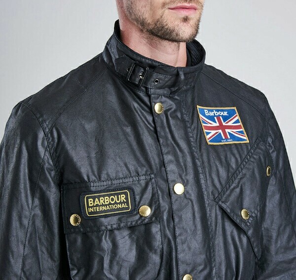 barbour union jack coat