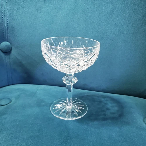 Vtg Waterford Crystal POWERSCOURT Champagne / Sherbet 5 3/8" H x 4" Diameter