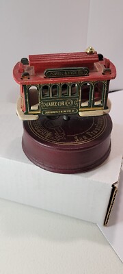 Cable Car Powell & Hyde Street Windup Musical Box San Francisco | eBay