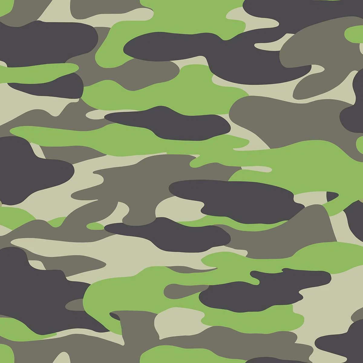 Camouflage Wallpaper Khaki Green Black Army Soldier Bedroom Military Camo