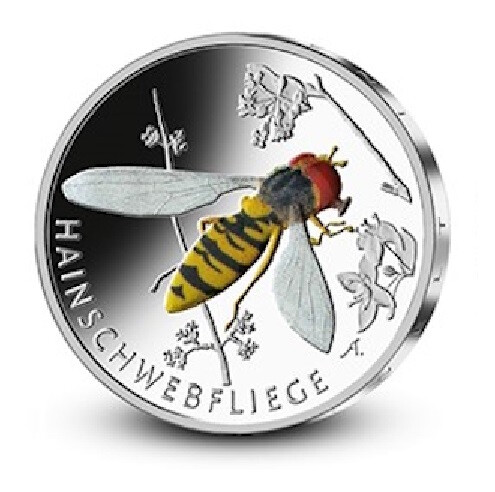 5 Euro Deutschland 2024 Wunderwelt der Insekten alle Ausgaben 2024 - Bild 3 von 6
