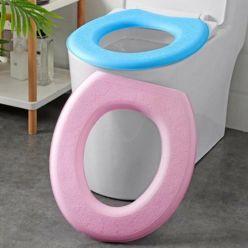 Cojín de baño impermeable inodoro suave lavable cubierta armario taburete alfombrilla asiento - Imagen 7 de 16