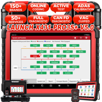 LAUNCH X431 PRO3S+V5.0 OBD2 Diagnosegerät Profi Bluetooth OBD-Scanner All System