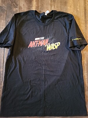 2018 Marvel Studios Ant Man And The Wasp Promotional Shirt Black Size XL