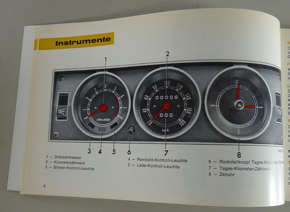 Istruzioni D'Uso / Manuale Ford 15M Rs P6 Stand 01/1968 eBay