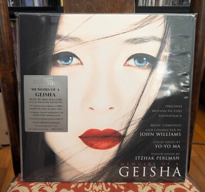 John Williams   Memoirs Of A Geisha Soundtrack, WHITE Vinyl, LP MOV 2020, NEW
