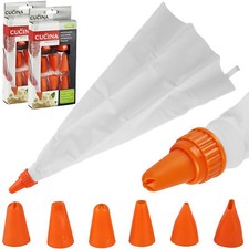 Sahne Spritzbeutel 18 Teiliges Spritztüllen Set Spritztülle Tortenspritze Beutel