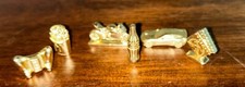 Monopoly Empire Board Game Replacement Pieces 6 Gold Tokens 2013