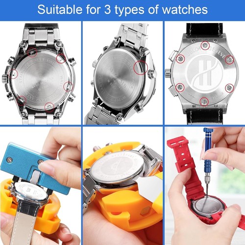 Watch Repair Kit, for Watch Battery Replacement & Watch Link Removal Tool Kit - Imagen 8 de 9