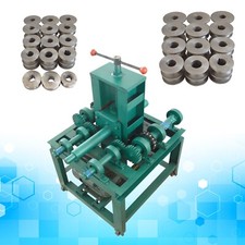 220V 2.2KW Steel Bar Tube Rolling Bender with 15 Round and 9 Square Dies
